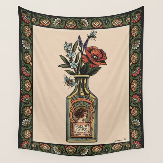 Practice Self Care Wall Tapestry Gallery Image 1