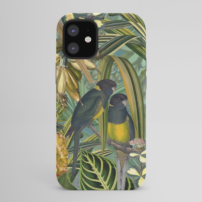 Vintage & Shabby Chic - Green Tropical Bird Flower Garden iPhone Case Gallery Image 42