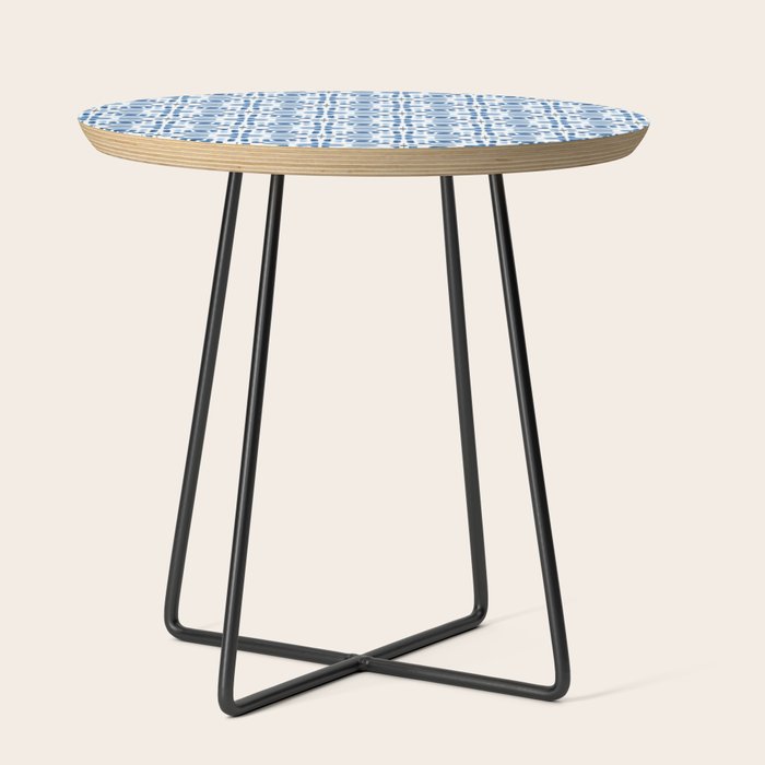 Moroccan patchwork tile - blue Side Table Gallery Image 2
