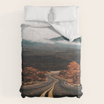 Road to Valley of Fire Comforter Gallery Image 6