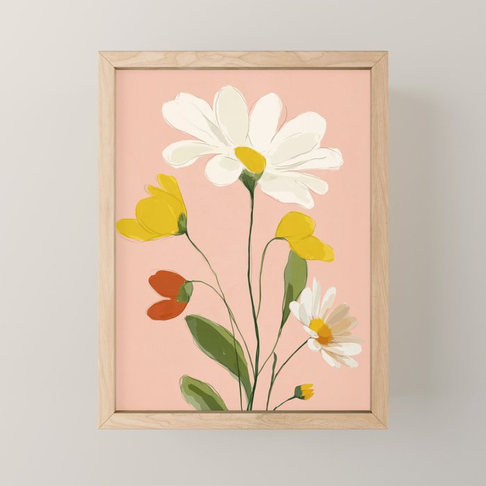 Daisy Daydream Mini Art Print Gallery Image 1