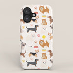 Cute Dog Pattern iPhone Case Gallery Image 1
