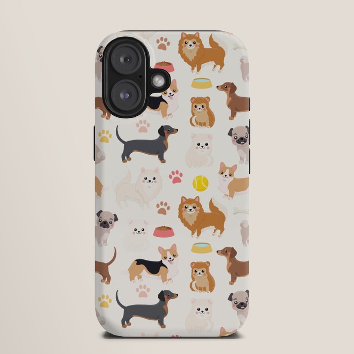 Cute Dog Pattern iPhone Case Gallery Image 9