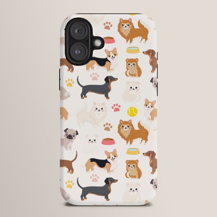 Cute Dog Pattern iPhone Case Gallery Image 14