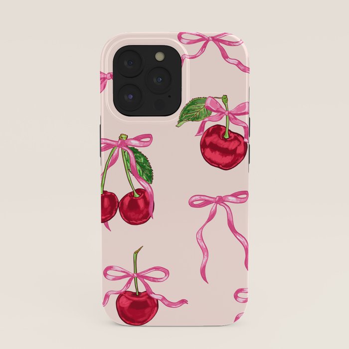 Cherries & Bow Coquette Pack iPhone Case Gallery Image 39