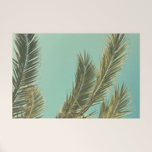Autumn Palms II Welcome Mat Gallery Image 1