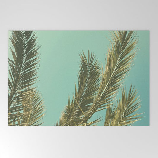 Autumn Palms II Welcome Mat Gallery Image 2