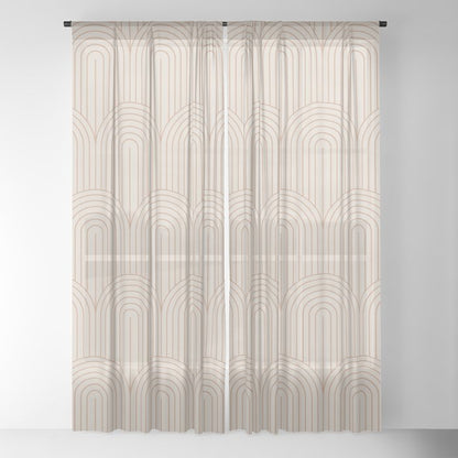 Art Deco Arch Pattern XIV Window Curtain Gallery Image 18