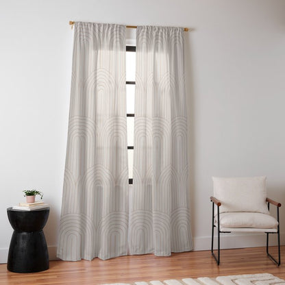 Art Deco Arch Pattern XIV Window Curtain Gallery Image 14