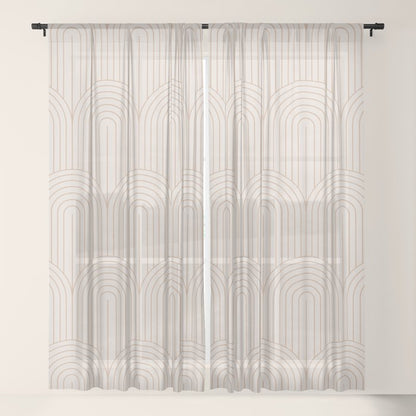Art Deco Arch Pattern XIV Window Curtain Gallery Image 17