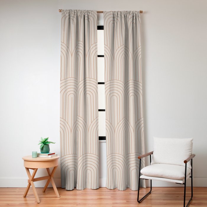 Art Deco Arch Pattern XIV Window Curtain Gallery Image 4