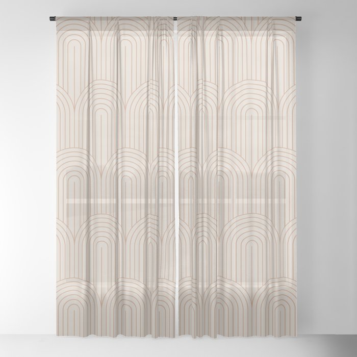 Art Deco Arch Pattern XIV Window Curtain Gallery Image 22
