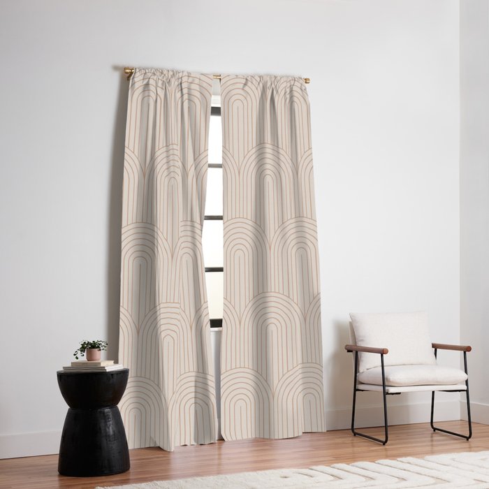 Art Deco Arch Pattern XIV Window Curtain Gallery Image 6