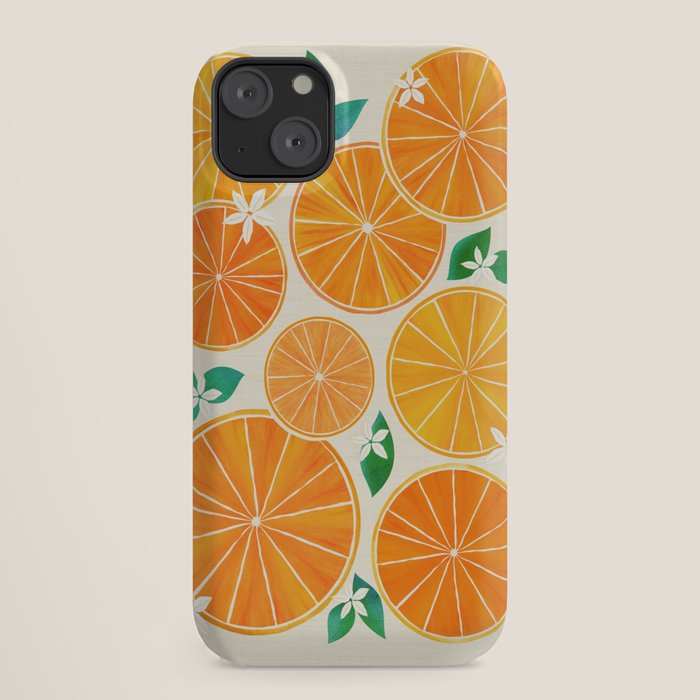 Orange Slices With Blossoms iPhone Case Gallery Image 18