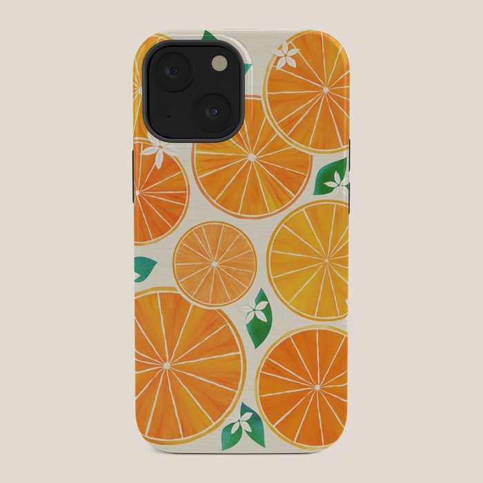 Orange Slices With Blossoms iPhone Case Gallery Image 34
