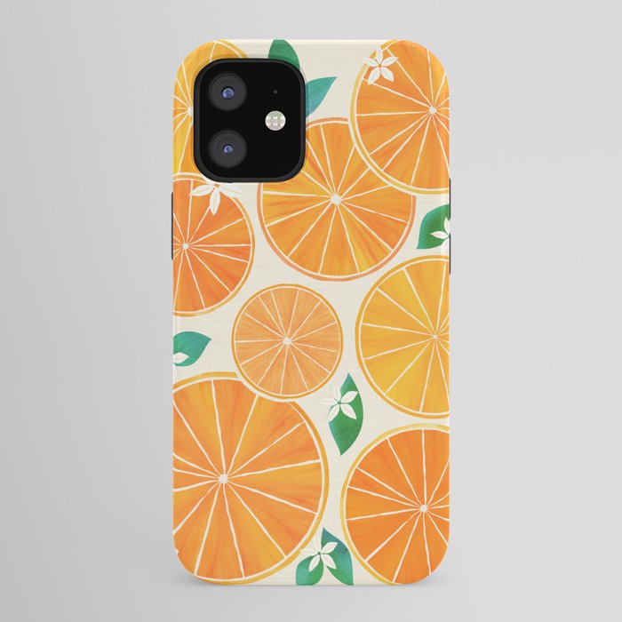 Orange Slices With Blossoms iPhone Case Gallery Image 41