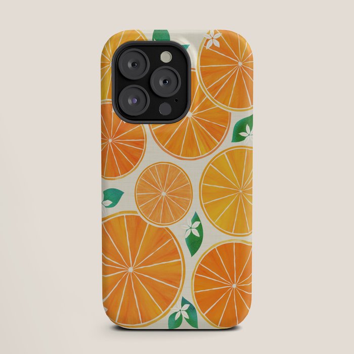 Orange Slices With Blossoms iPhone Case Gallery Image 19