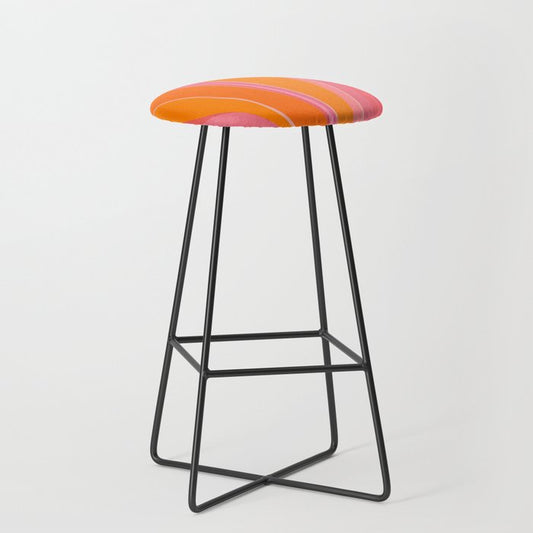 Sunshine Stripe Floral Stool Gallery Image 1