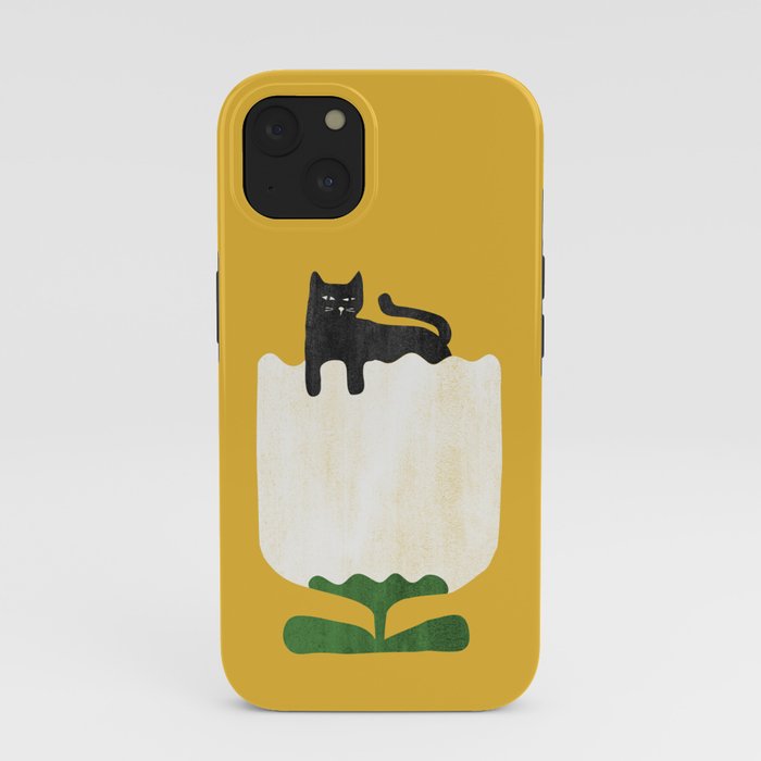Still life with cat and flower iPhone Case Gallery Image 37