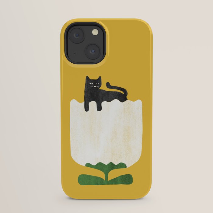 Still life with cat and flower iPhone Case Gallery Image 29