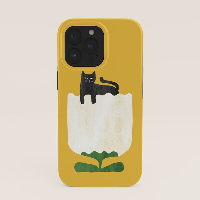 Still life with cat and flower iPhone Case Gallery Image 39