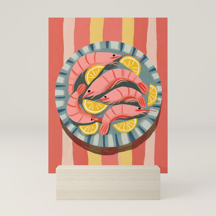 Shrimp Picnic Mini Art Print Gallery Image 5