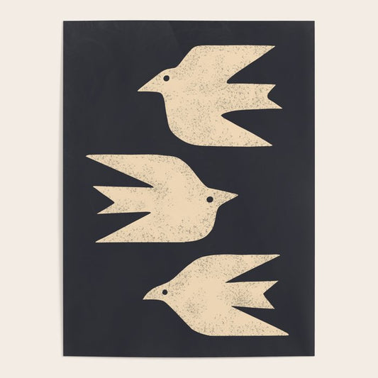 Doves In Flight Poster Gallery Image 1