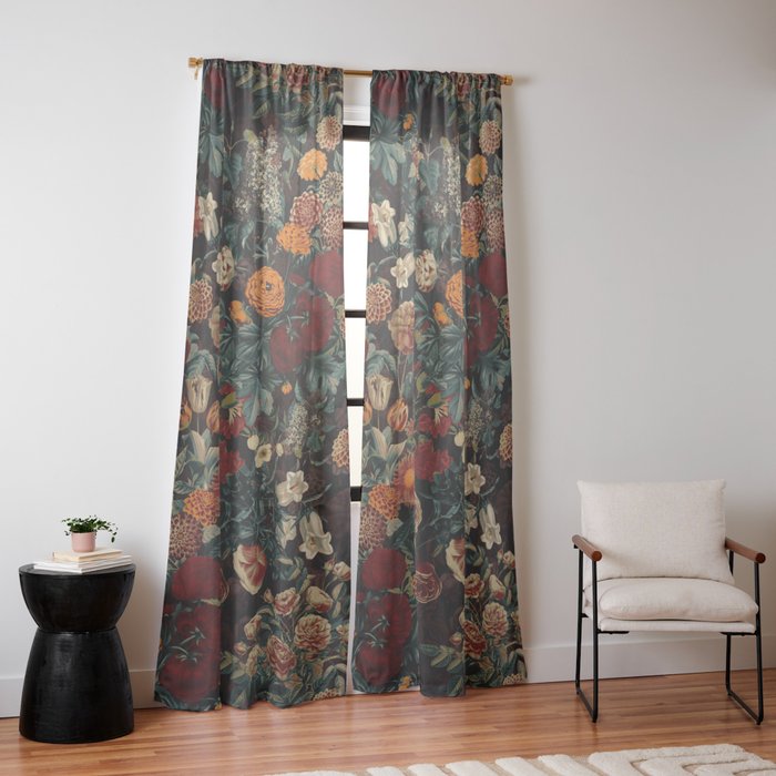EXOTIC GARDEN - NIGHT XXI Window Curtain Gallery Image 14