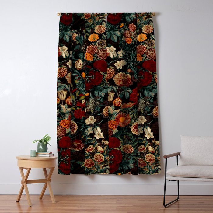 EXOTIC GARDEN - NIGHT XXI Window Curtain Gallery Image 5