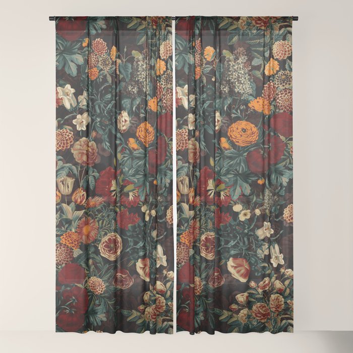 EXOTIC GARDEN - NIGHT XXI Window Curtain Gallery Image 22