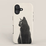 Black Cat iPhone Case Gallery Image 1
