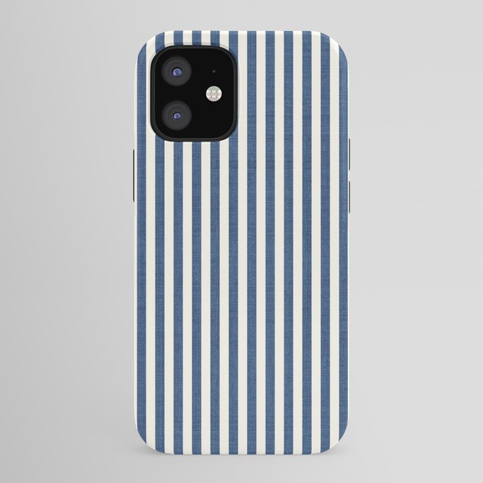 Pinstripe in Navy Blue iPhone Case Gallery Image 41