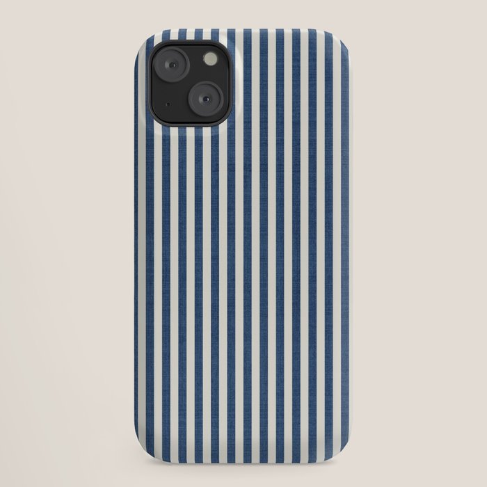 Pinstripe in Navy Blue iPhone Case Gallery Image 18