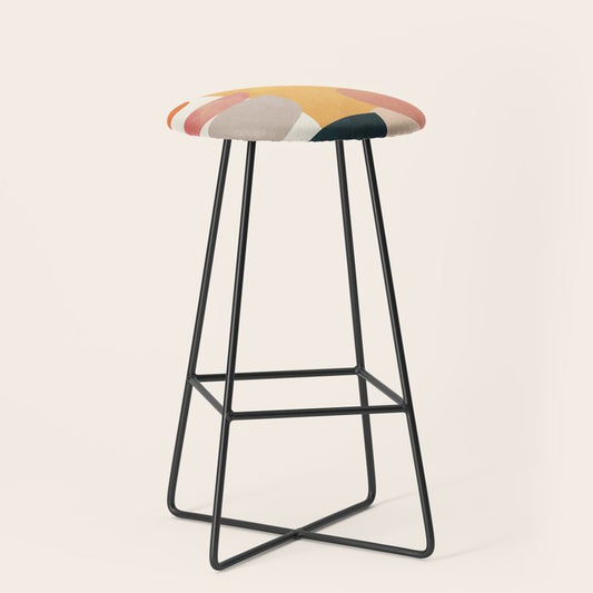Modern Abstract Art 70 Stool Gallery Image 1
