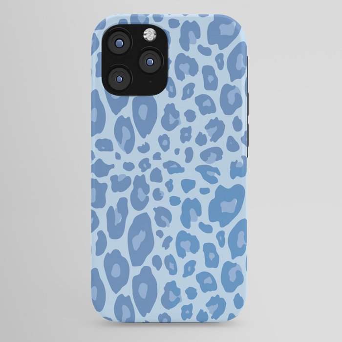 ultra bold leopard blue pastel iPhone Case Gallery Image 44
