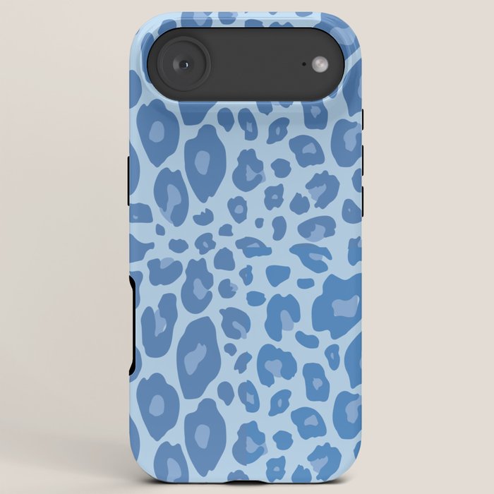 ultra bold leopard blue pastel iPhone Case Gallery Image 6
