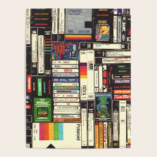 Cassettes, VHS and Video Games Poster Gallery Image 2