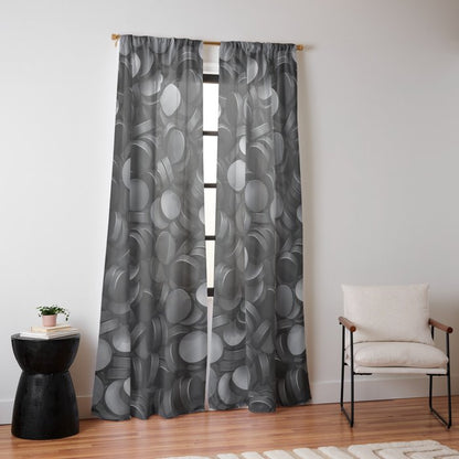 Hockey pucks Window Curtain Gallery Image 10