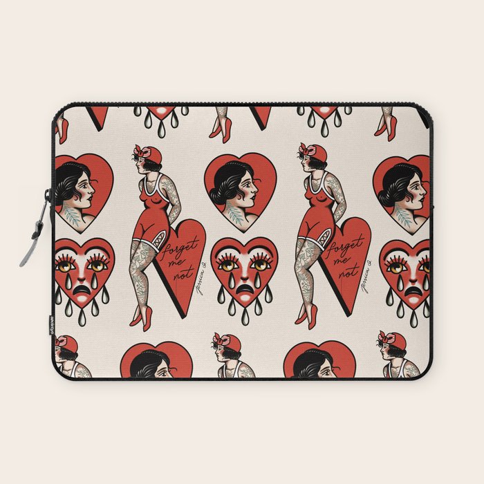 Hearts Laptop Sleeve Gallery Image 1