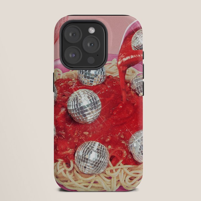 Spaghetti Disco Balls - Pink and Red iPhone Case Gallery Image 11