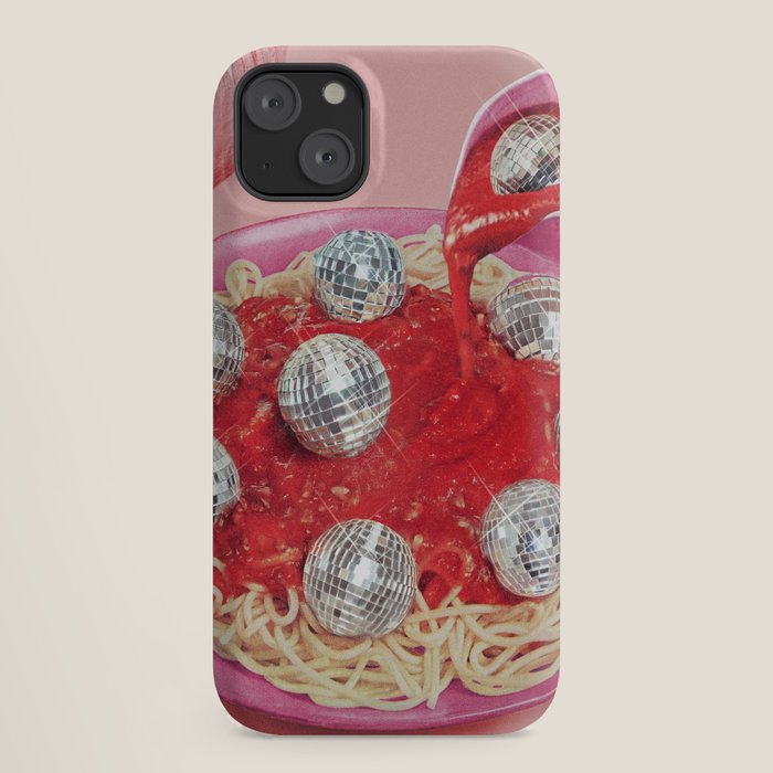 Spaghetti Disco Balls - Pink and Red iPhone Case Gallery Image 18