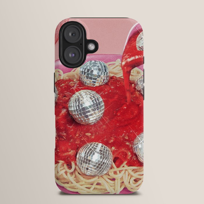 Spaghetti Disco Balls - Pink and Red iPhone Case Gallery Image 13