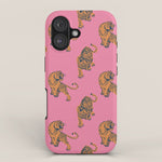 tiger print pink iPhone Case Gallery Image 1