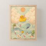 Duck at Sea Mini Art Print Gallery Image 1