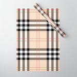 Scottish Cage Luxury Plaid Pattern Wrapping Paper Gallery Image 1