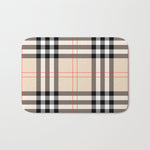 Scottish Cage Luxury Plaid Pattern Bath Mat Gallery Image 1