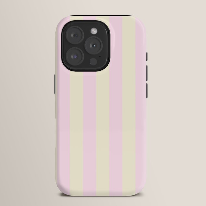 Stripes of Light Pink and Cream iPhone Case Gallery Image 15