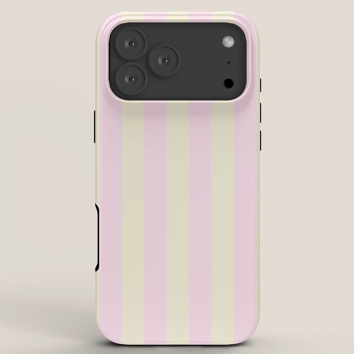 Stripes of Light Pink and Cream iPhone Case Gallery Image 8
