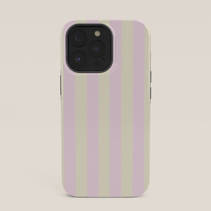 Stripes of Light Pink and Cream iPhone Case Gallery Image 35