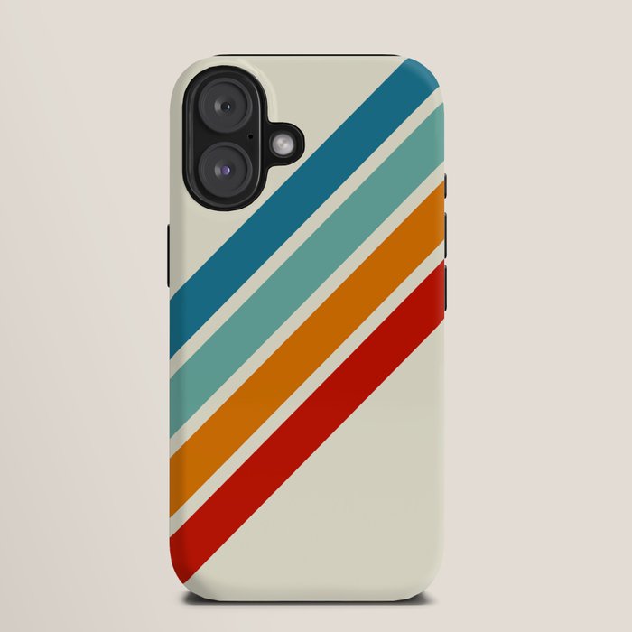 Alator - Classic 70s Retro Summer Stripes iPhone Case Gallery Image 9